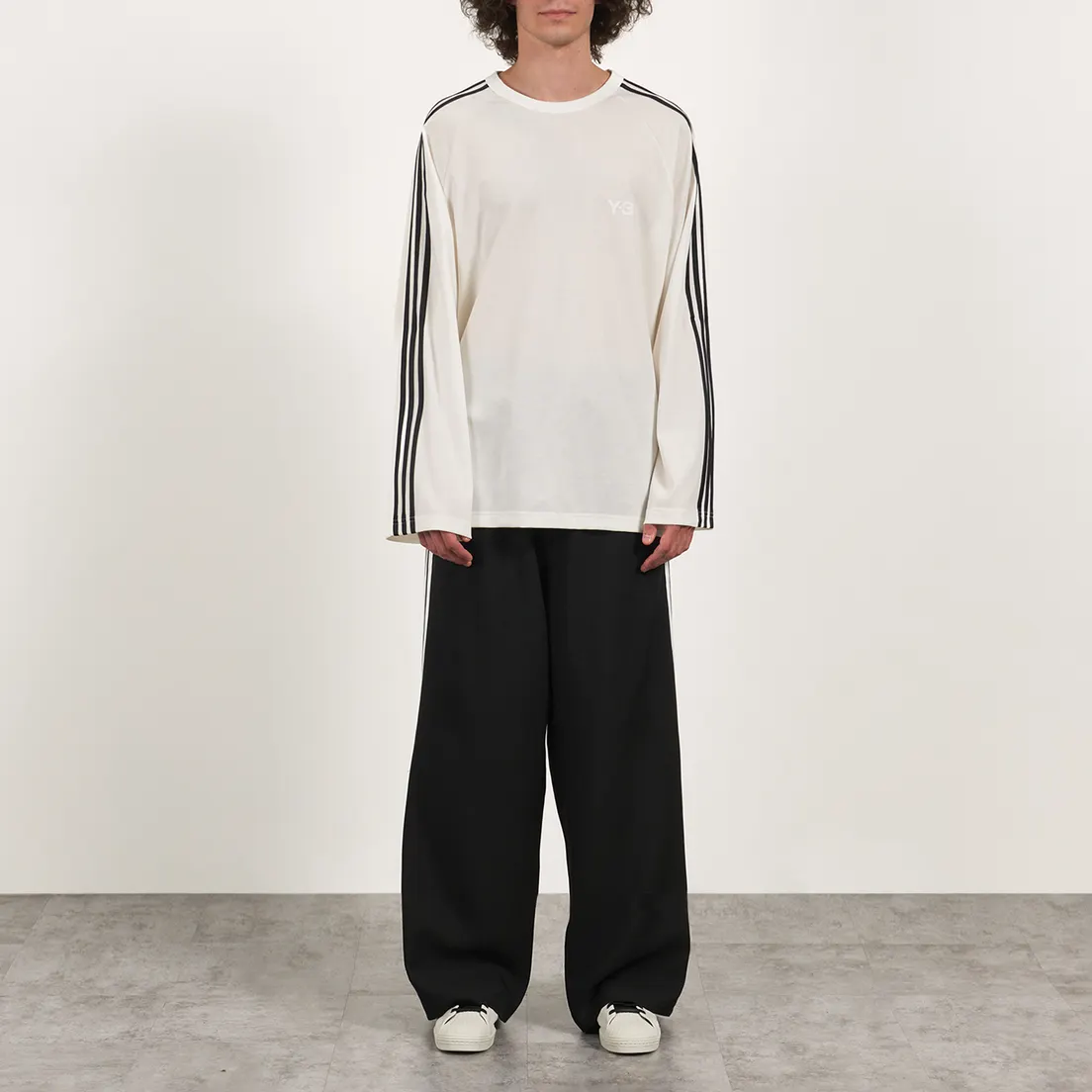 Y-3 Мужской лонгслив Wire 3-Stripes