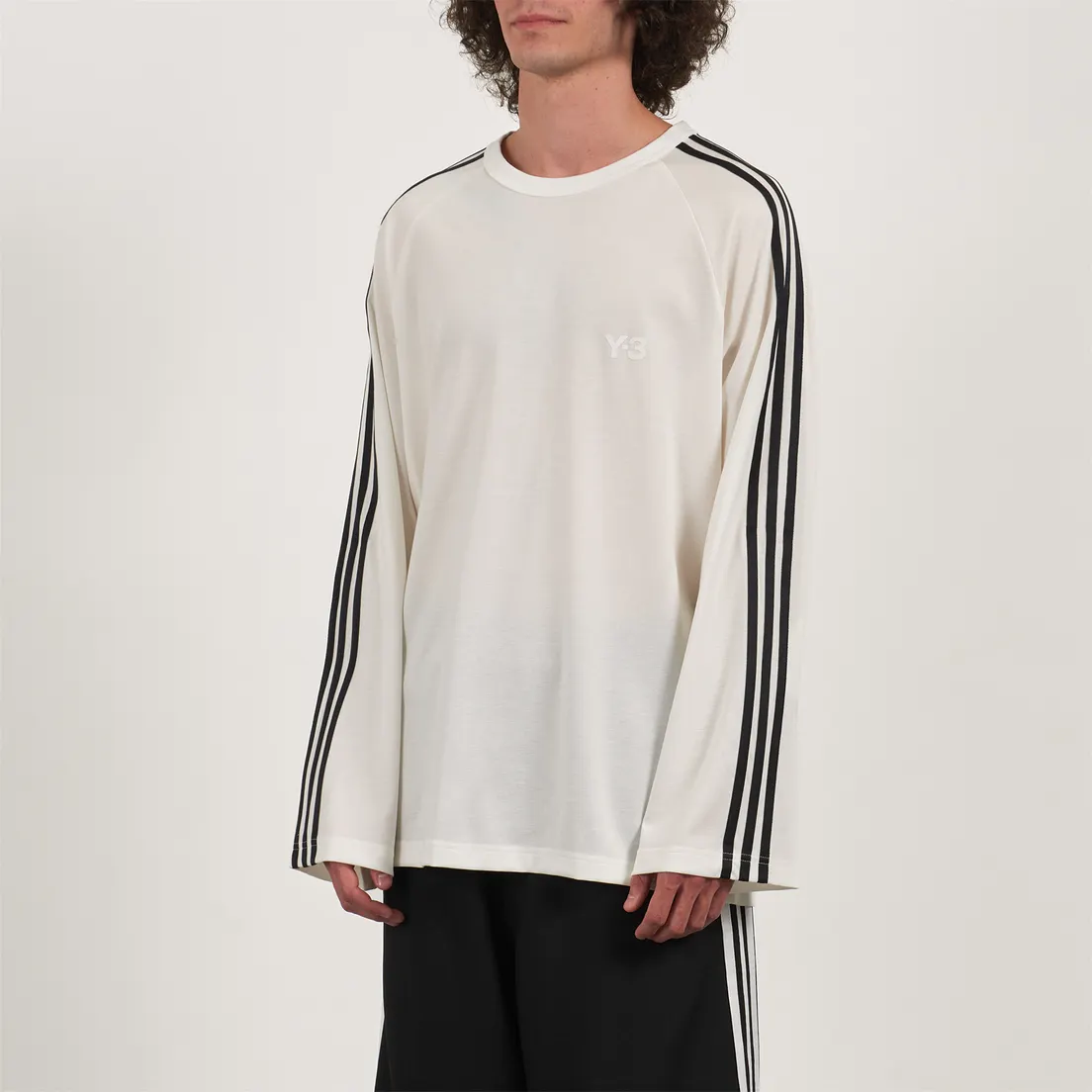 Y-3 Мужской лонгслив Wire 3-Stripes