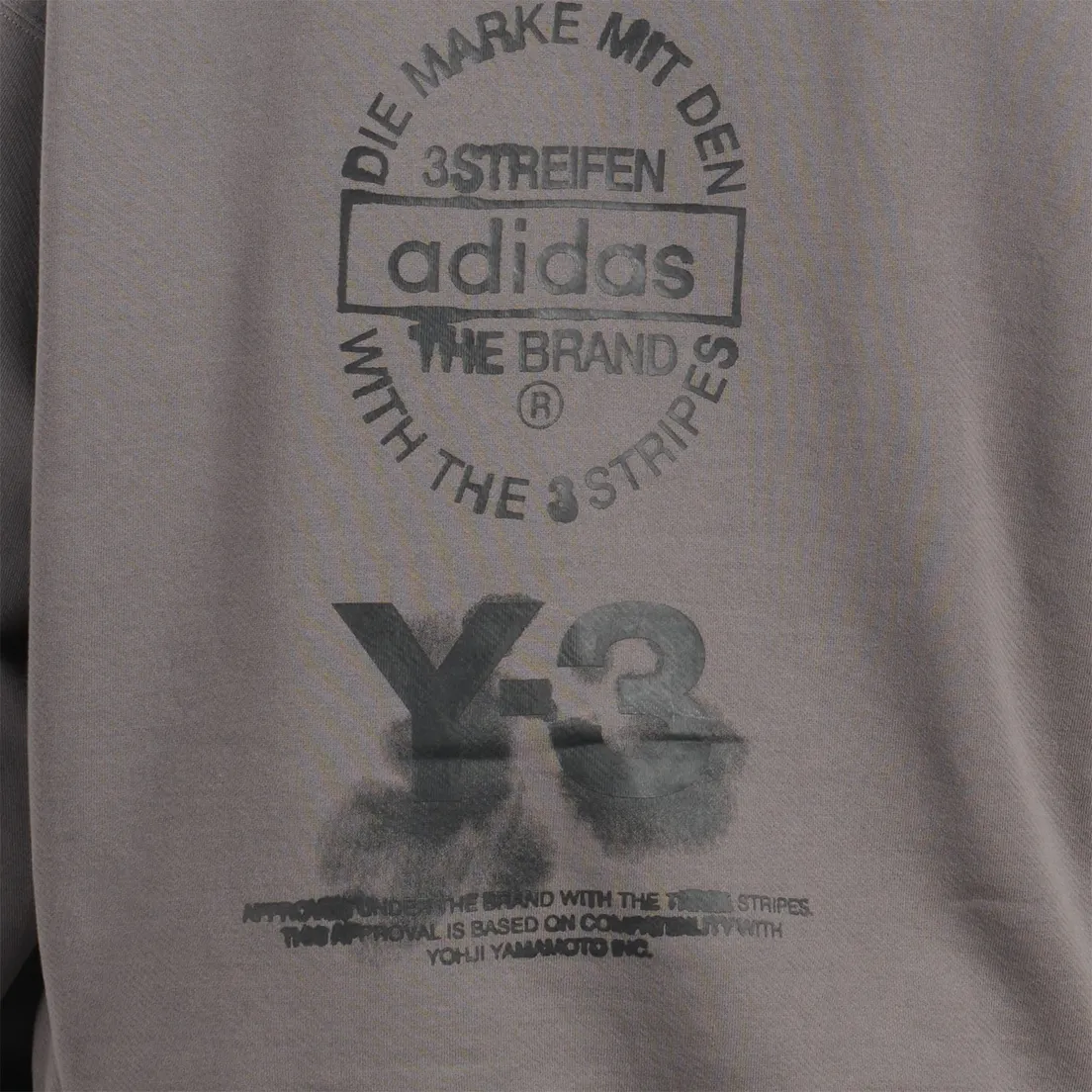 Y-3 Мужская толстовка Graphic Stacked Logo Hoodie