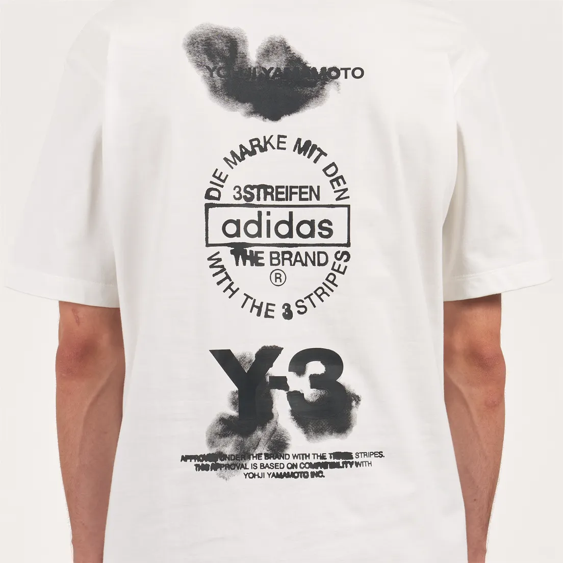 Y-3 Мужская футболка Graphic Stacked Logo