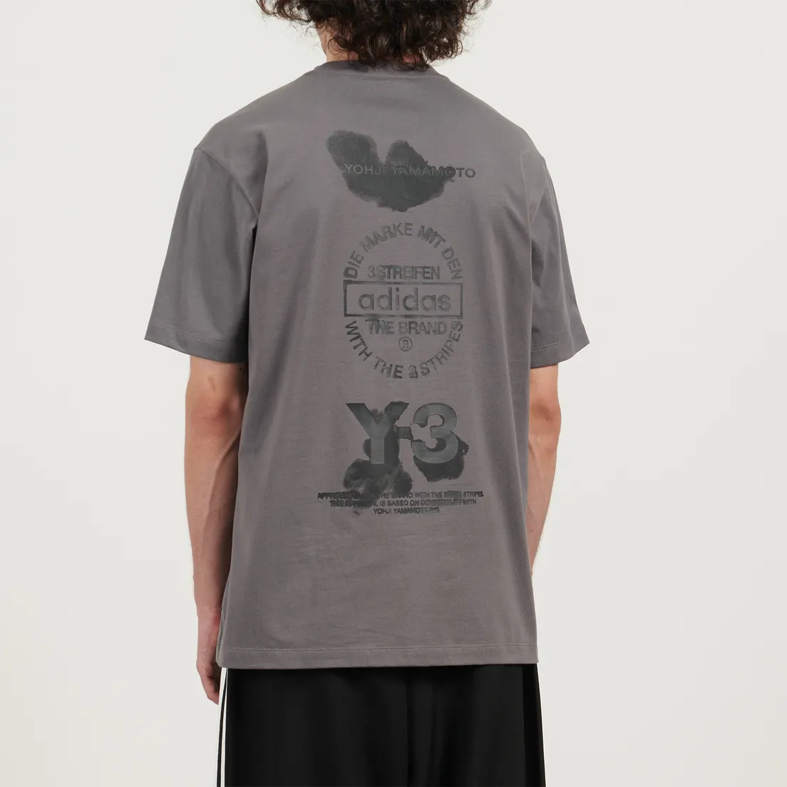 Y-3 Мужская футболка Graphic Stacked Logo