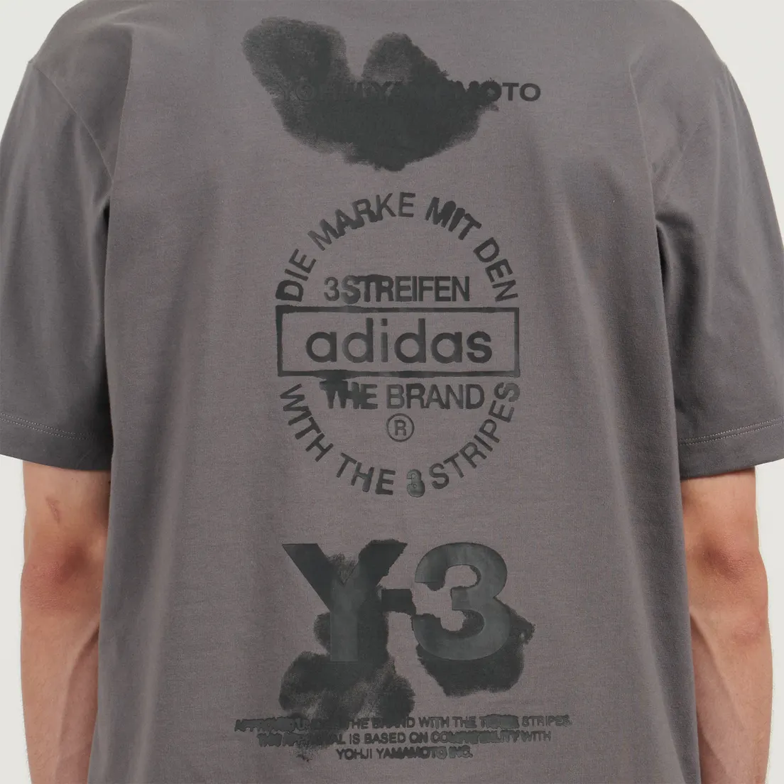 Y-3 Мужская футболка Graphic Stacked Logo