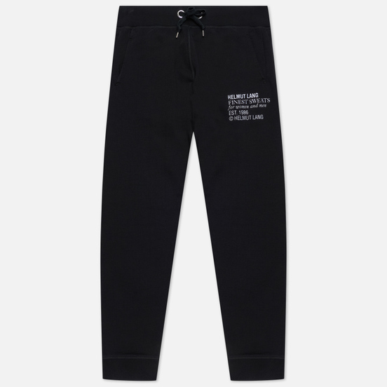 Мужские брюки Helmut Lang Finest Emblem Basalt Black