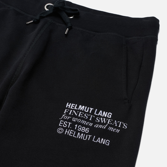 Мужские брюки Helmut Lang Finest Emblem Basalt Black