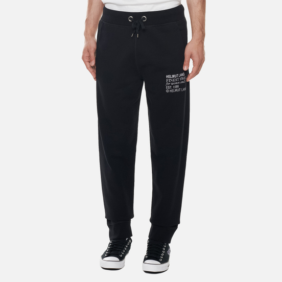 Мужские брюки Helmut Lang Finest Emblem Basalt Black