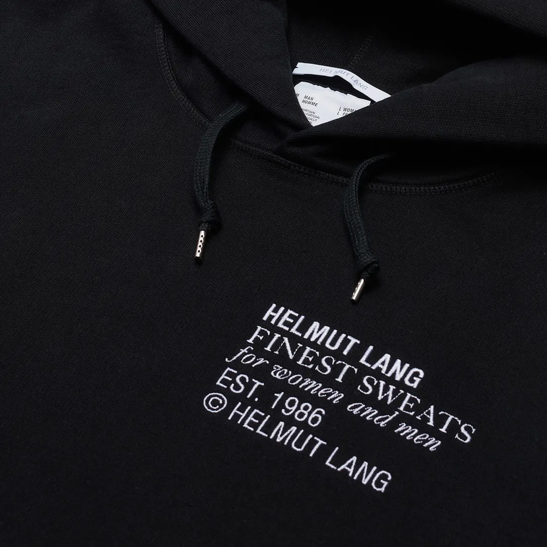 Helmut Lang Мужская толстовка Finest Emblem Standard Hoodie