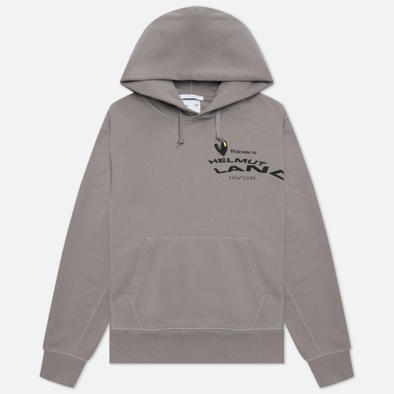 Мужская толстовка Helmut Lang Helmut Land Map Standard Hoodie Sartorial Steel
