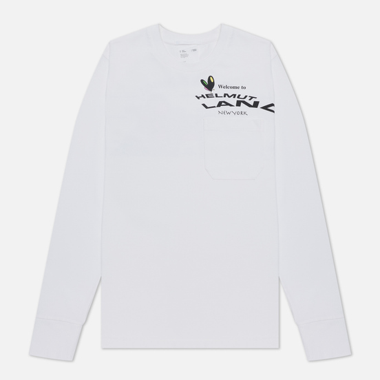 Мужской лонгслив Helmut Lang Helmut Land Map Chalk White