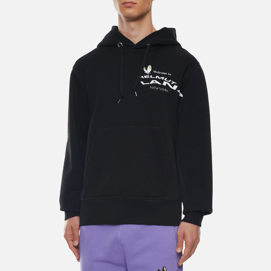 Мужская толстовка Helmut Lang Helmut Land Mascot Standard Hoodie Basalt Black