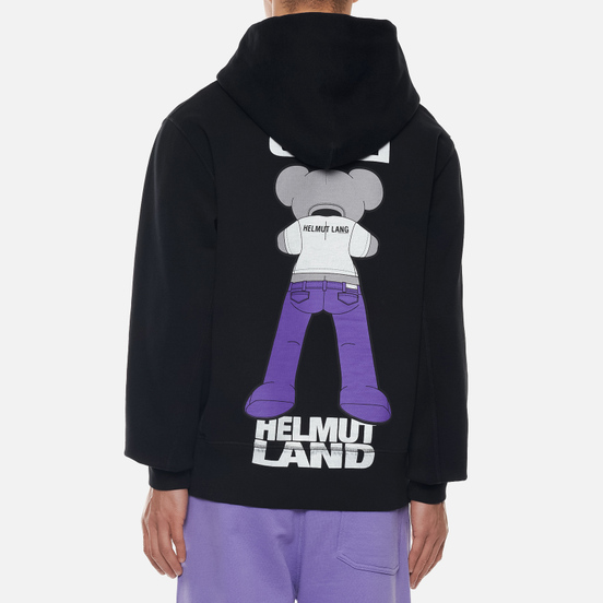 Мужская толстовка Helmut Lang Helmut Land Mascot Standard Hoodie Basalt Black