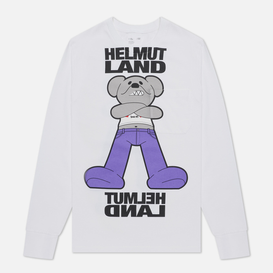 Мужской лонгслив Helmut Lang Helmut Land Mascot Chalk White