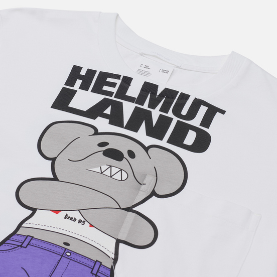 Мужской лонгслив Helmut Lang Helmut Land Mascot Chalk White