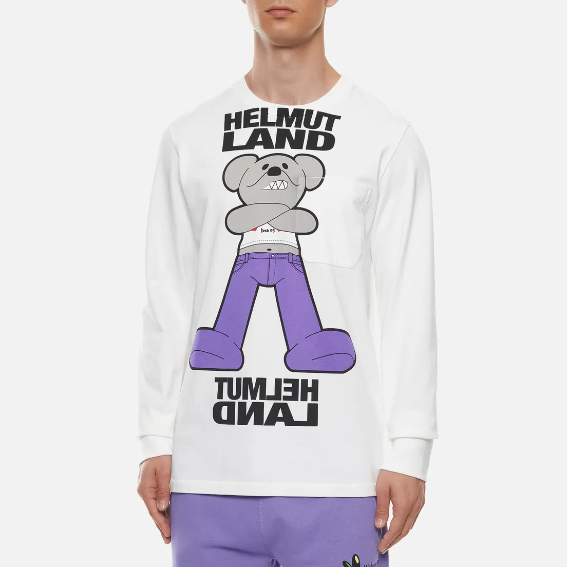 Helmut Lang Мужской лонгслив Helmut Land Mascot