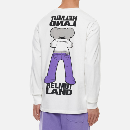 Мужской лонгслив Helmut Lang Helmut Land Mascot Chalk White