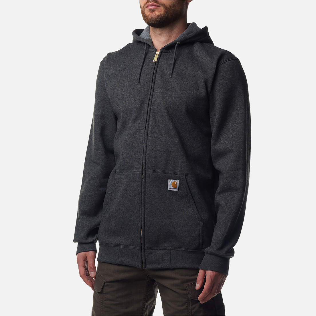 Carhartt Мужская толстовка Loose Fit Midweight Full-Zip Hoodie