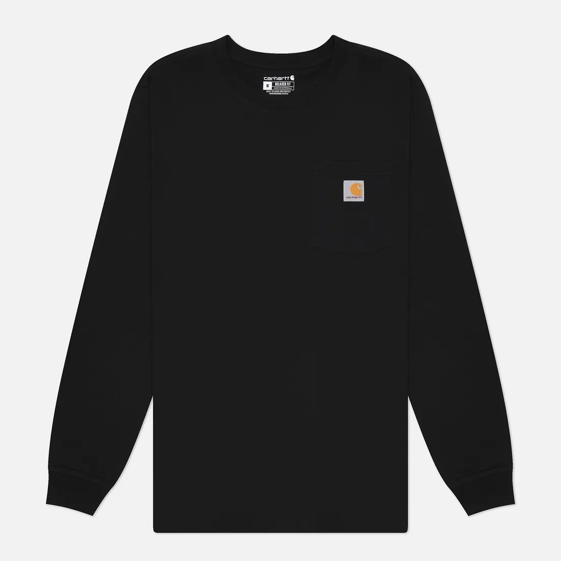 Carhartt Мужской лонгслив Loose Fit Heavyweight Pocket