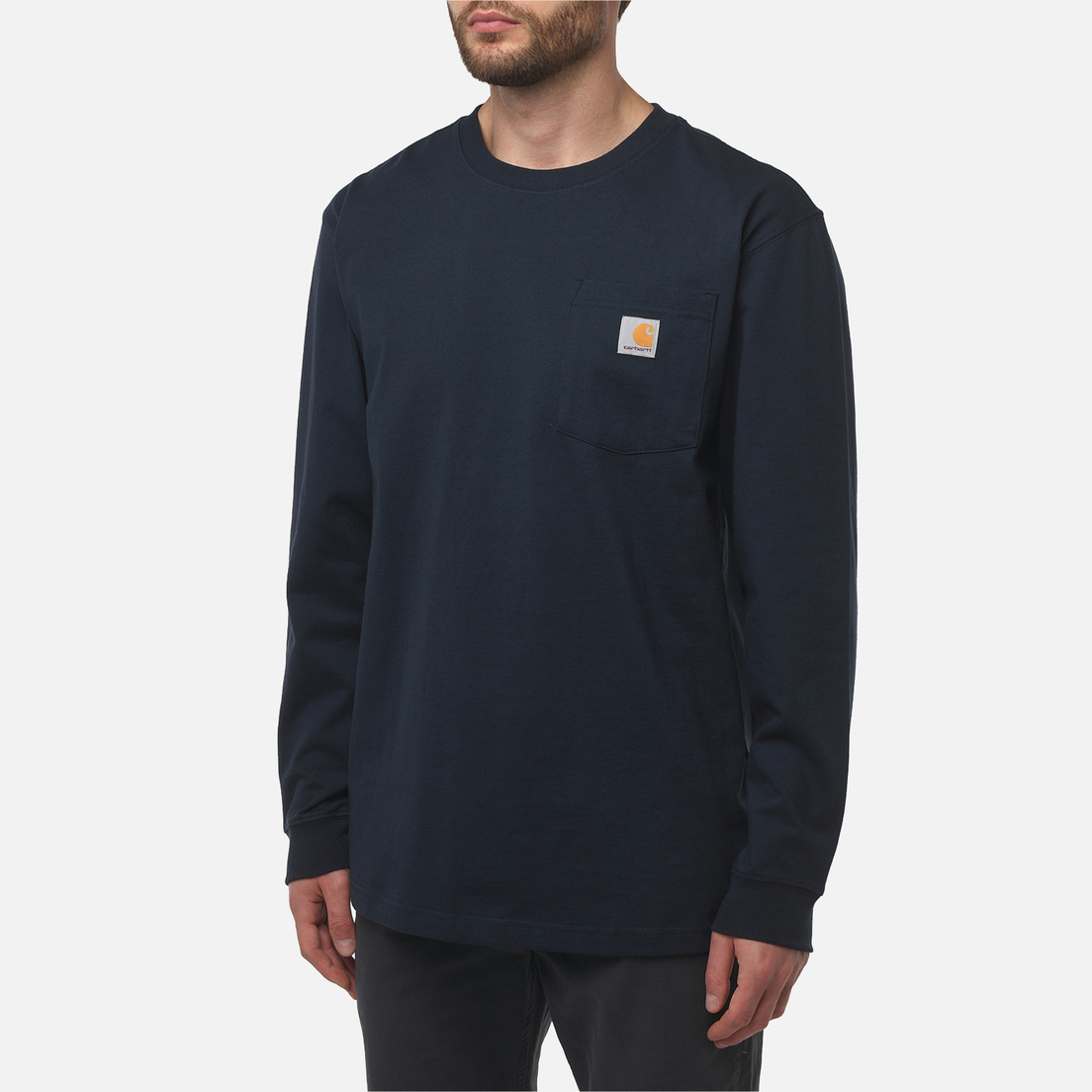 Carhartt Мужской лонгслив Loose Fit Heavyweight Pocket