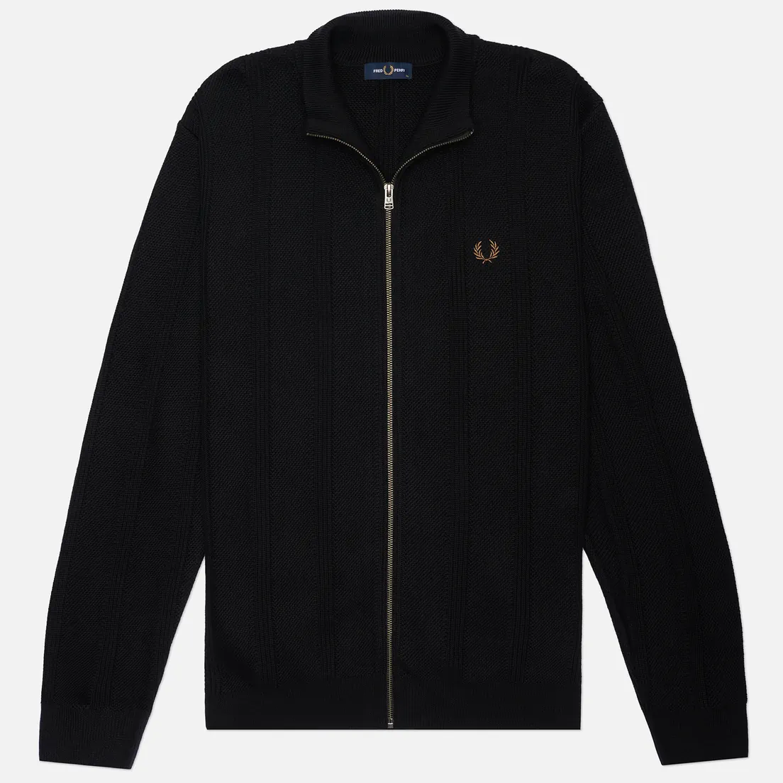 Fred Perry Мужской свитер Textured Zip Through Cardigan
