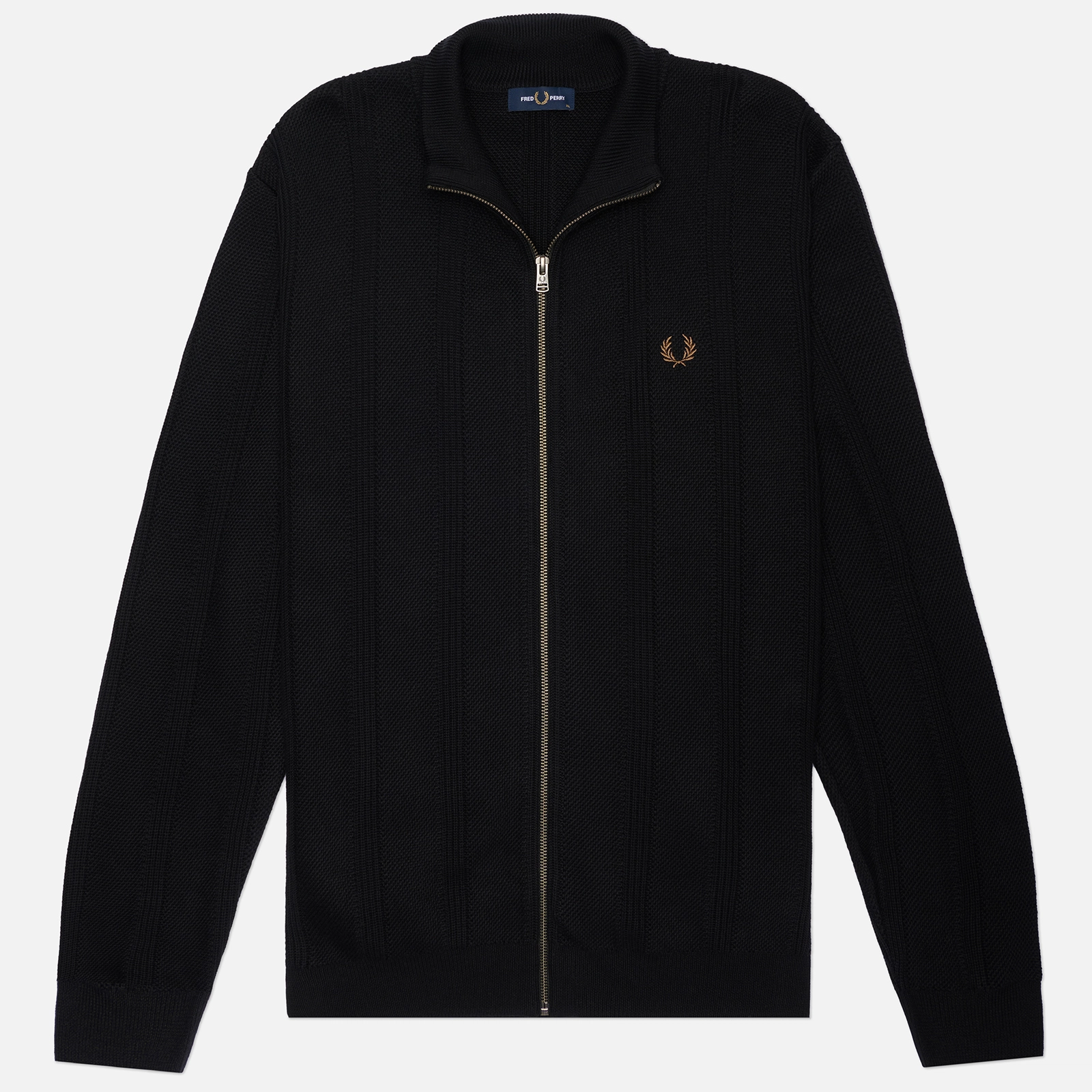 Мужской свитер Fred Perry Textured Zip Through Cardigan, K1304-102
