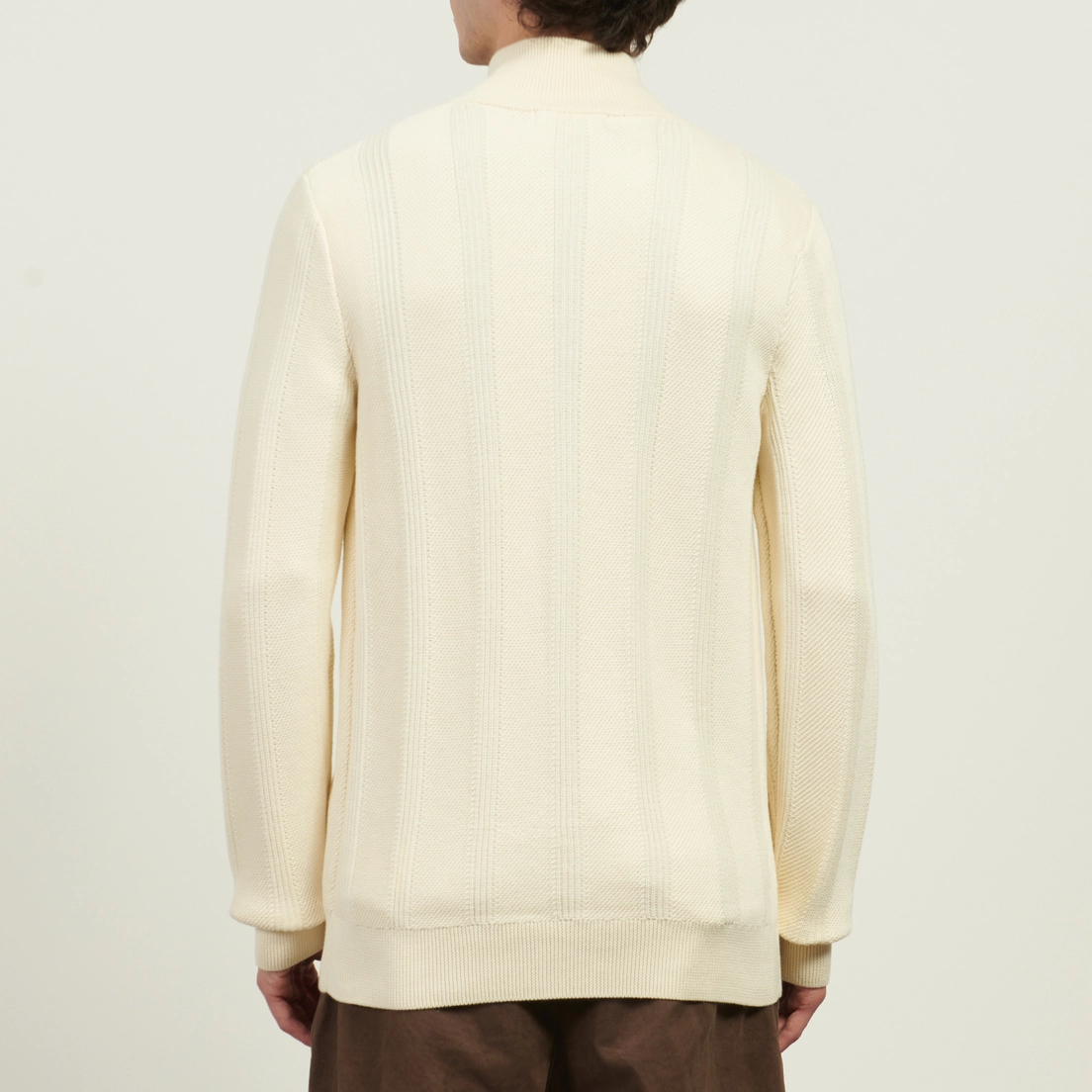 Fred Perry Мужской свитер Textured Zip Through Cardigan