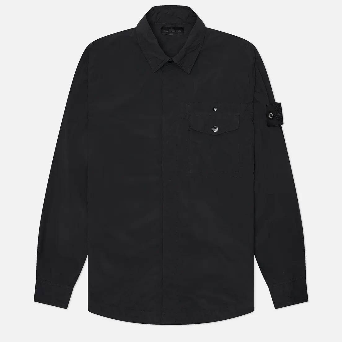 Stone Island Мужская рубашка Nylon Smerigliato Ghost
