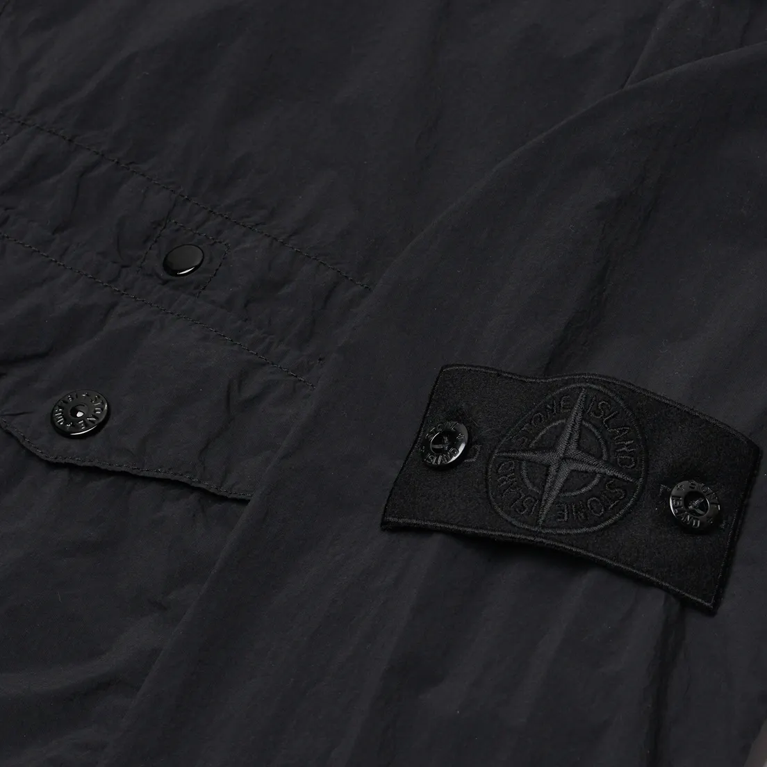 Stone Island Мужская рубашка Nylon Smerigliato Ghost