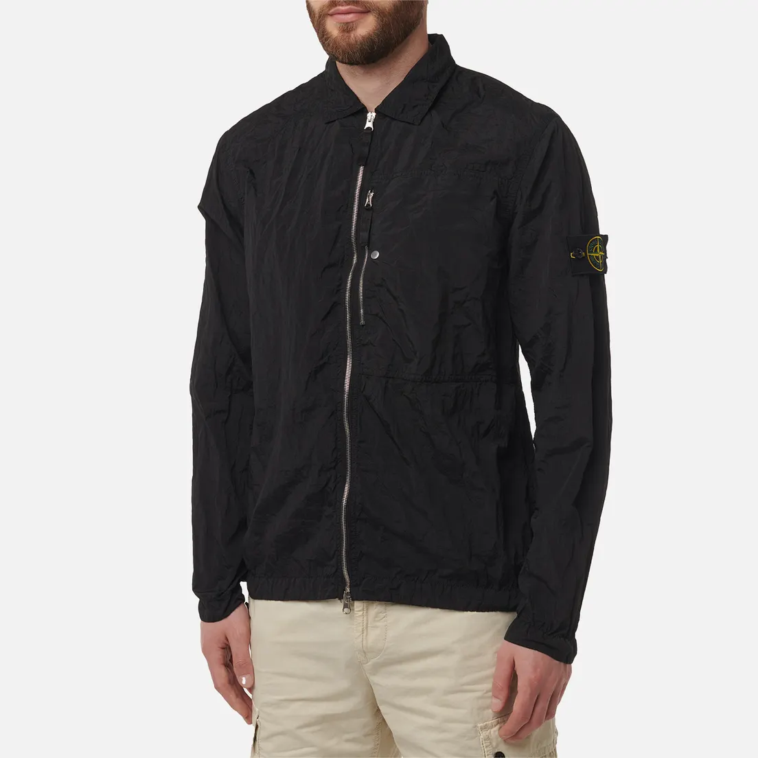 Stone Island Мужская рубашка Nylon Metal In Econyl Overshirt
