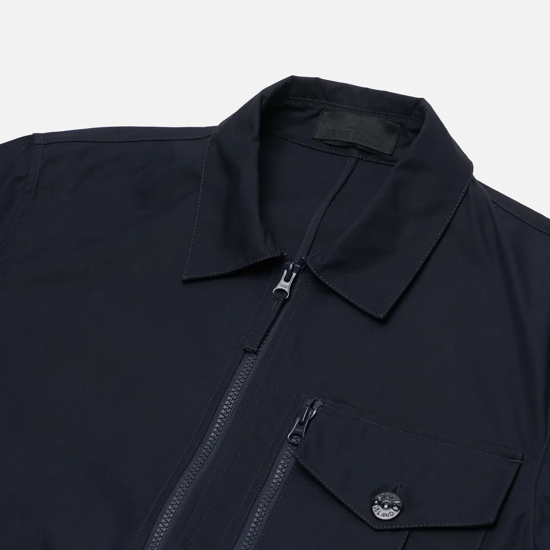 Stone Island Мужская рубашка Weatherproof Cotton Canvas Ghost Overshirt