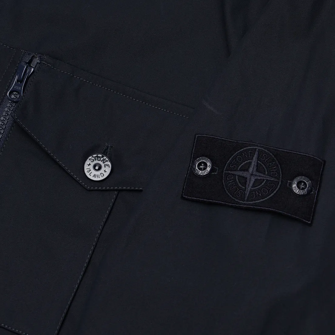 Stone Island Мужская рубашка Weatherproof Cotton Canvas Ghost Overshirt
