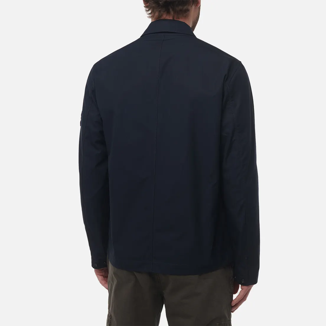 Stone Island Мужская рубашка Weatherproof Cotton Canvas Ghost Overshirt
