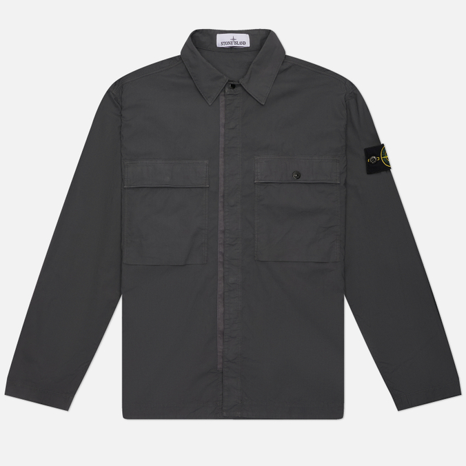 Мужская рубашка Stone Island Stretch Cotton Tela Paracadute