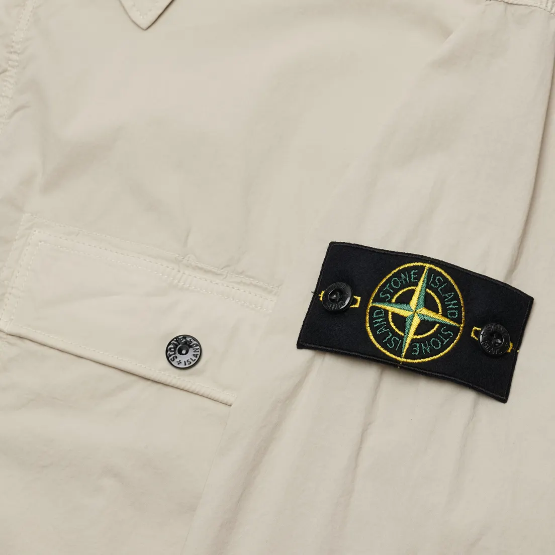 Stone Island Мужская рубашка Stretch Cotton Tela Paracadute