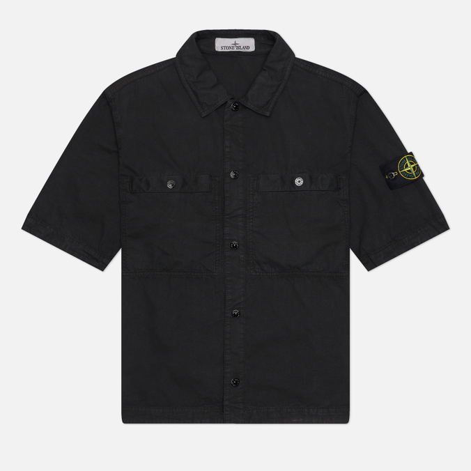Мужская рубашка Stone Island Cotton Gauze Regular