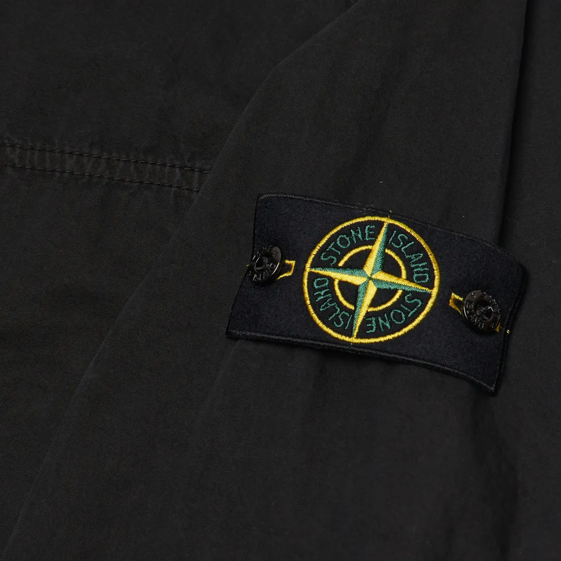 Stone Island Мужская рубашка Brushed Organic Cotton Canvas Old Effect Overshirt