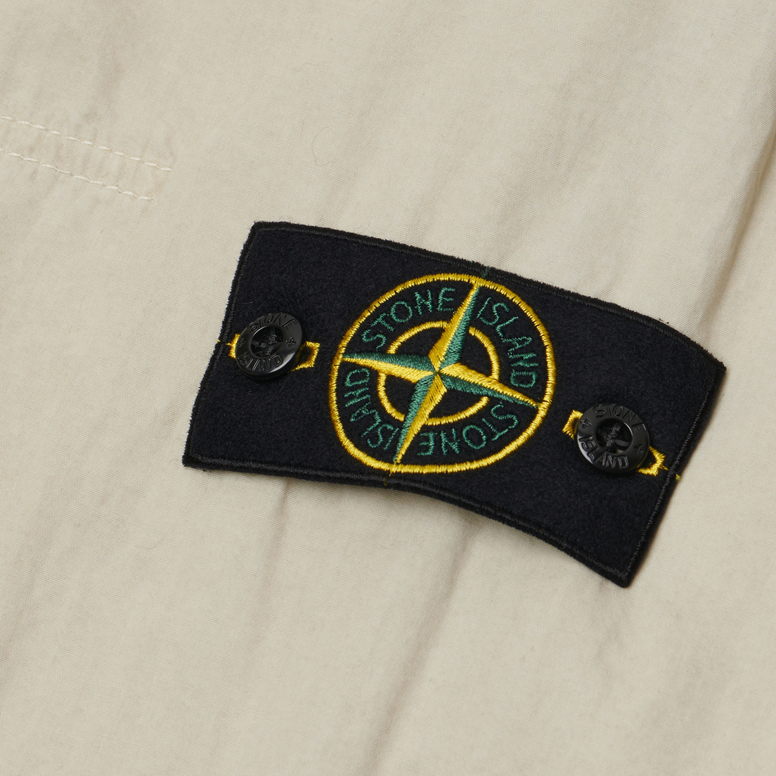 Stone Island Мужская рубашка Brushed Organic Cotton Canvas Old Effect Overshirt