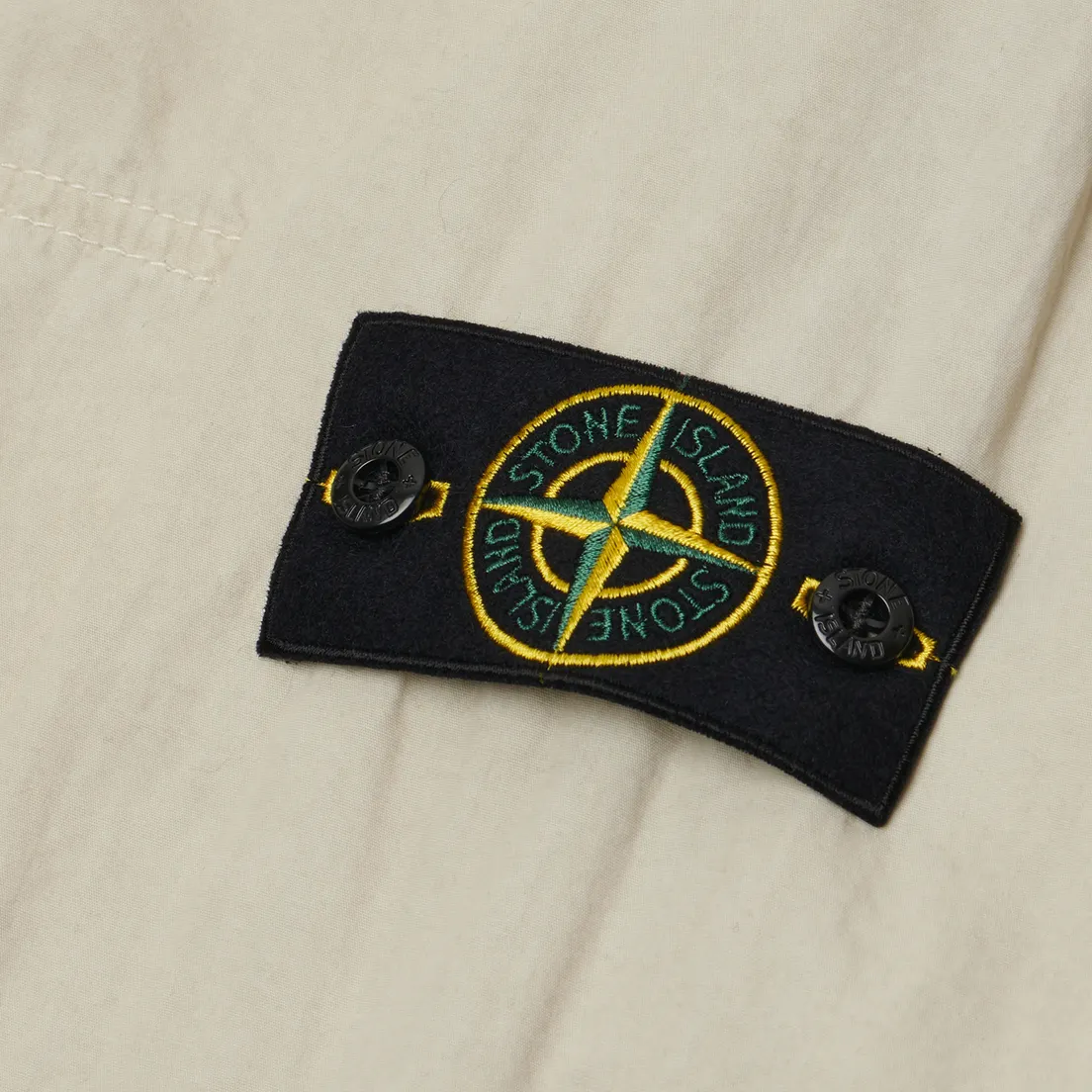 Stone Island Мужская рубашка Brushed Organic Cotton Canvas Old Effect Overshirt