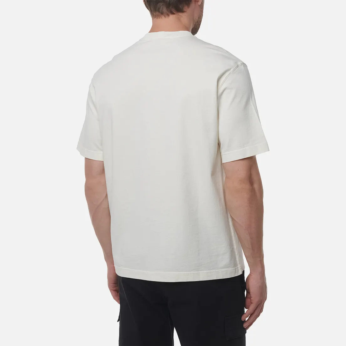 Stone Island Мужская футболка Monocolour Compass Patch