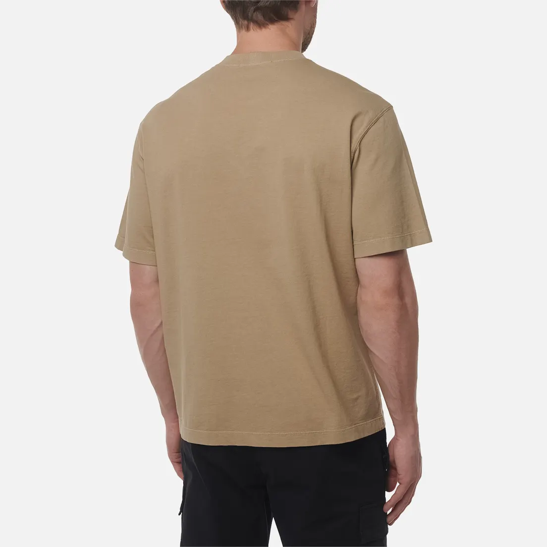 Stone Island Мужская футболка Monocolour Compass Patch