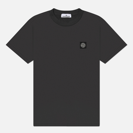 Мужская футболка Stone Island Compass Patch, цвет серый, размер L