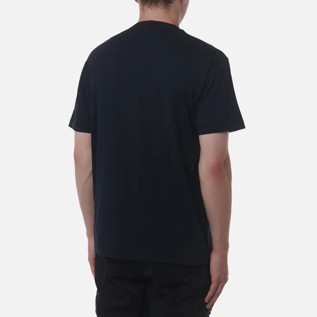Stone Island Мужская футболка Organic Cotton Jersey Fissato Effect