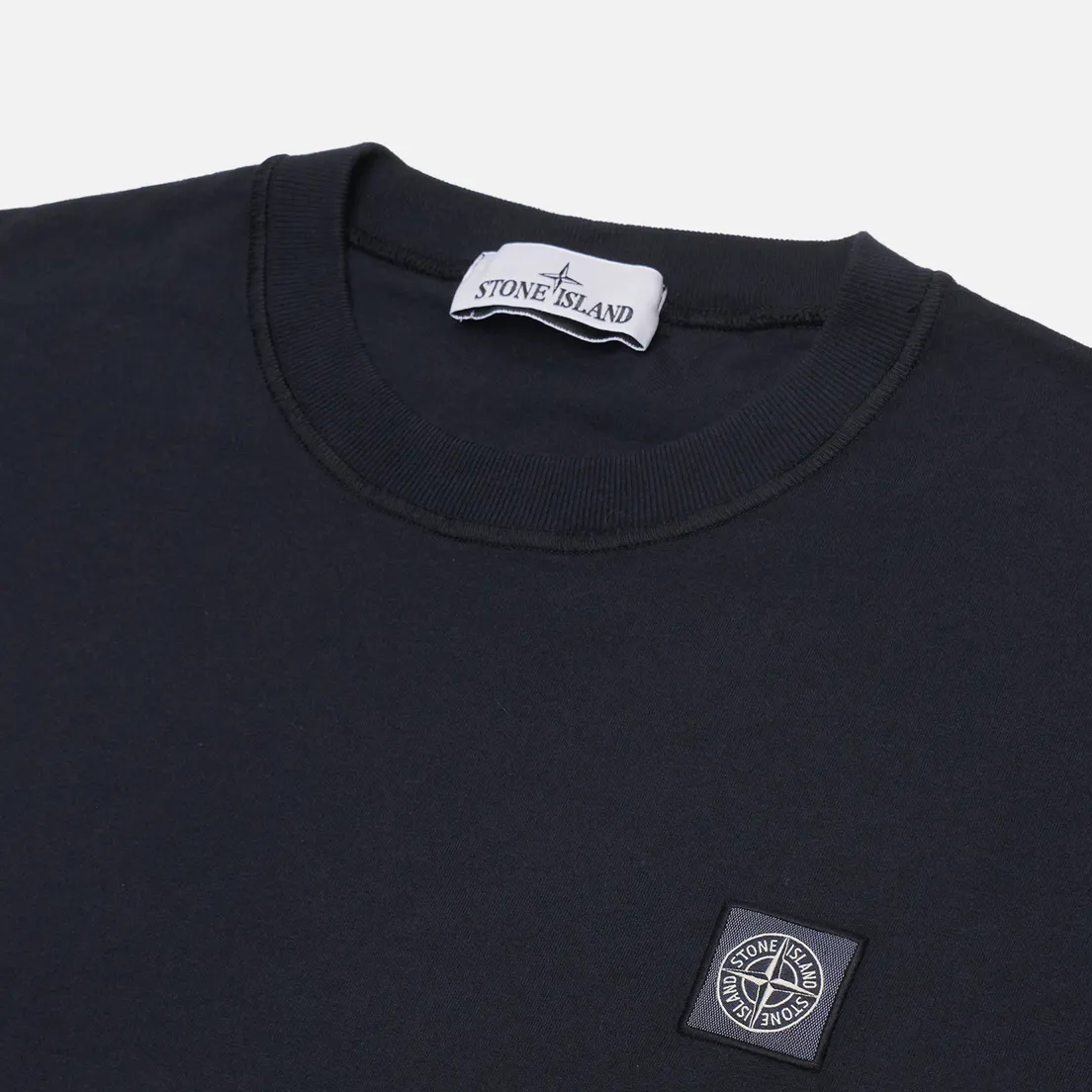 Stone Island Мужская футболка Organic Cotton Jersey Fissato Effect