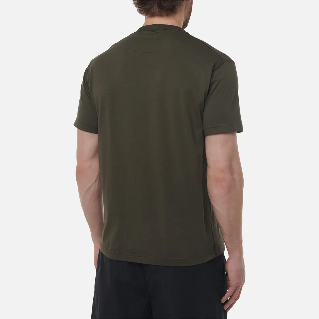 Stone Island Мужская футболка Organic Cotton Jersey Fissato Effect