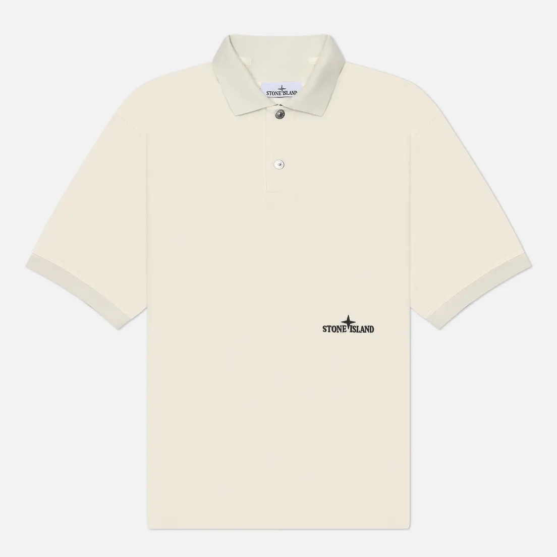 Stone Island Мужское поло 50/2 Organic Cotton Pique
