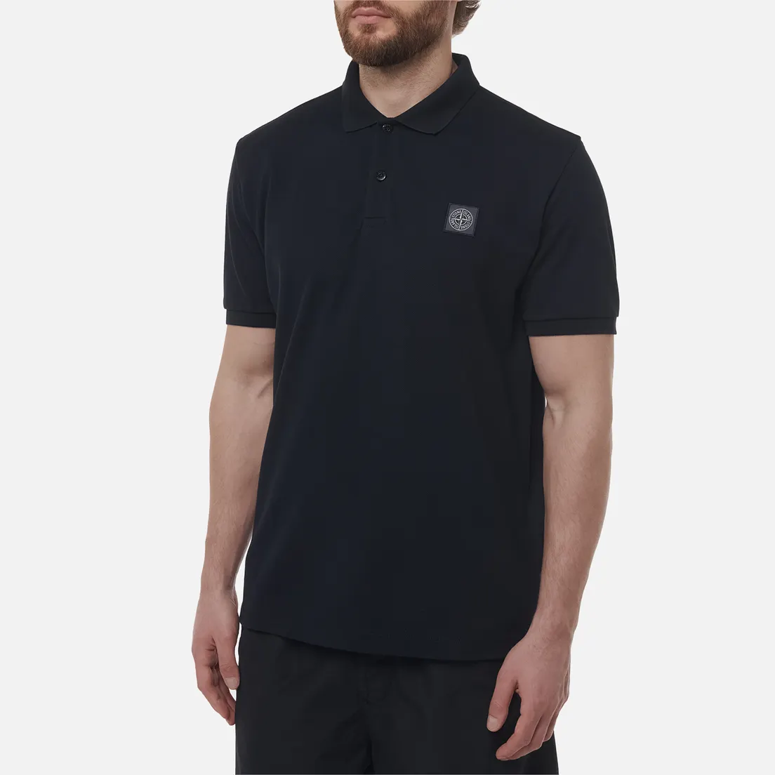 Stone Island Мужское поло 50/2 Organic Cotton Pique