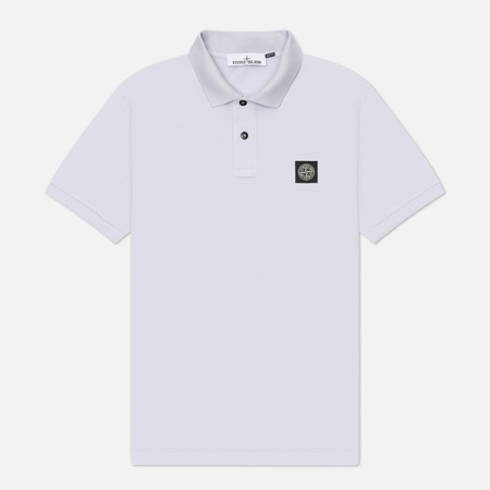   Brandshop Мужское поло Stone Island Compass Patch, цвет фиолетовый, размер L