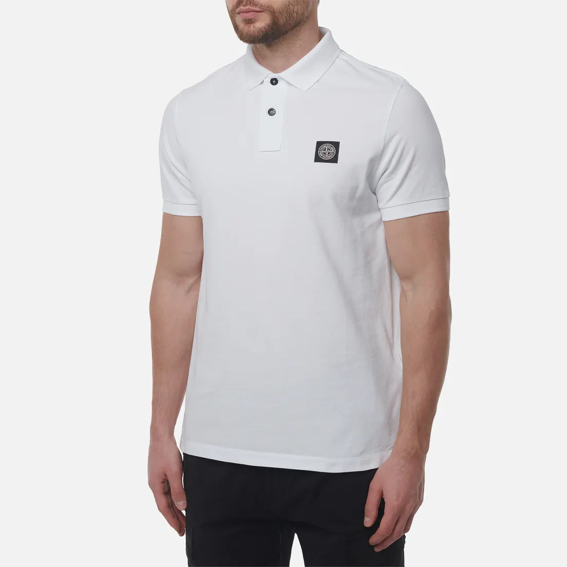 Stone Island Мужское поло Compass Patch