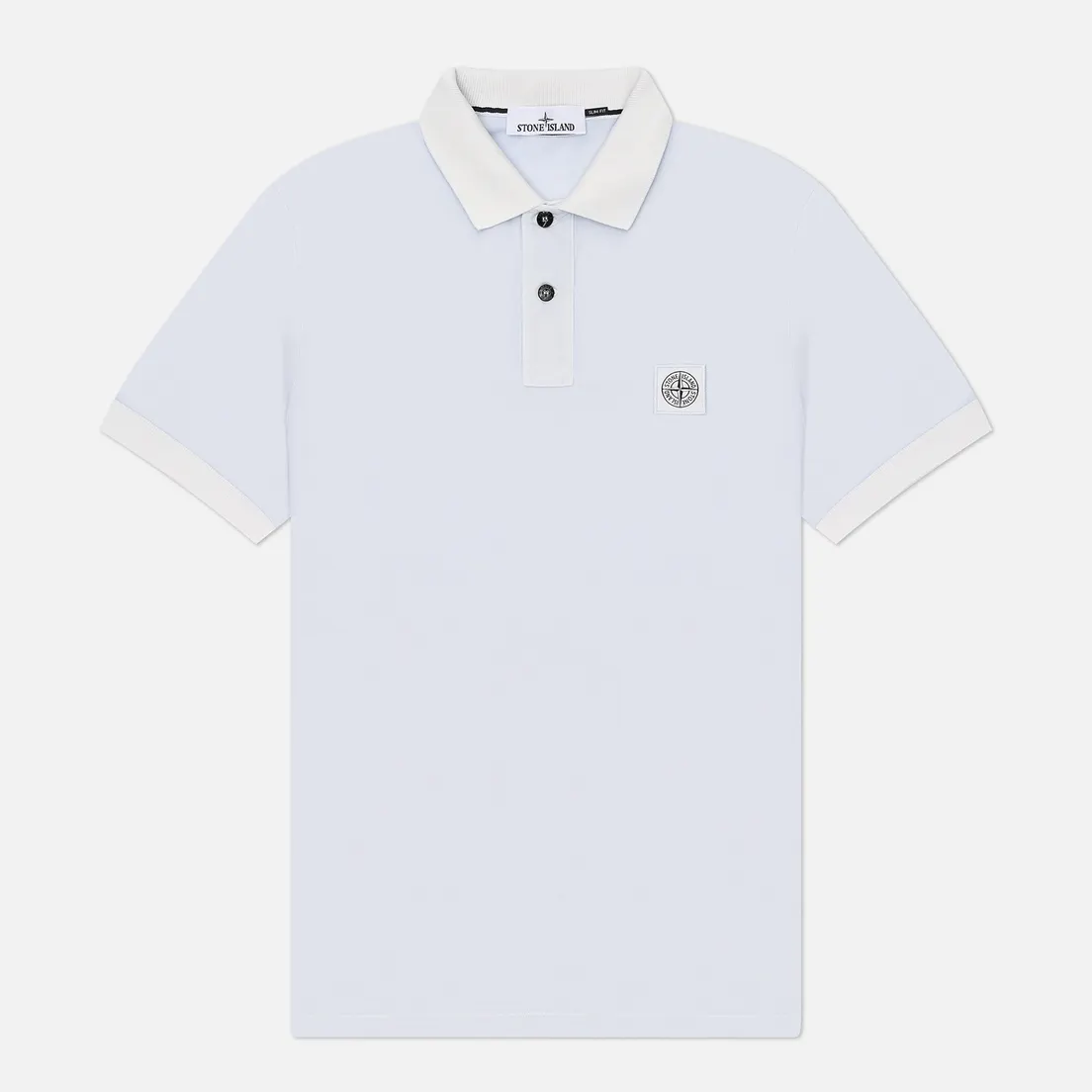 Stone Island Мужское поло Compass Patch Overdyed Pigments