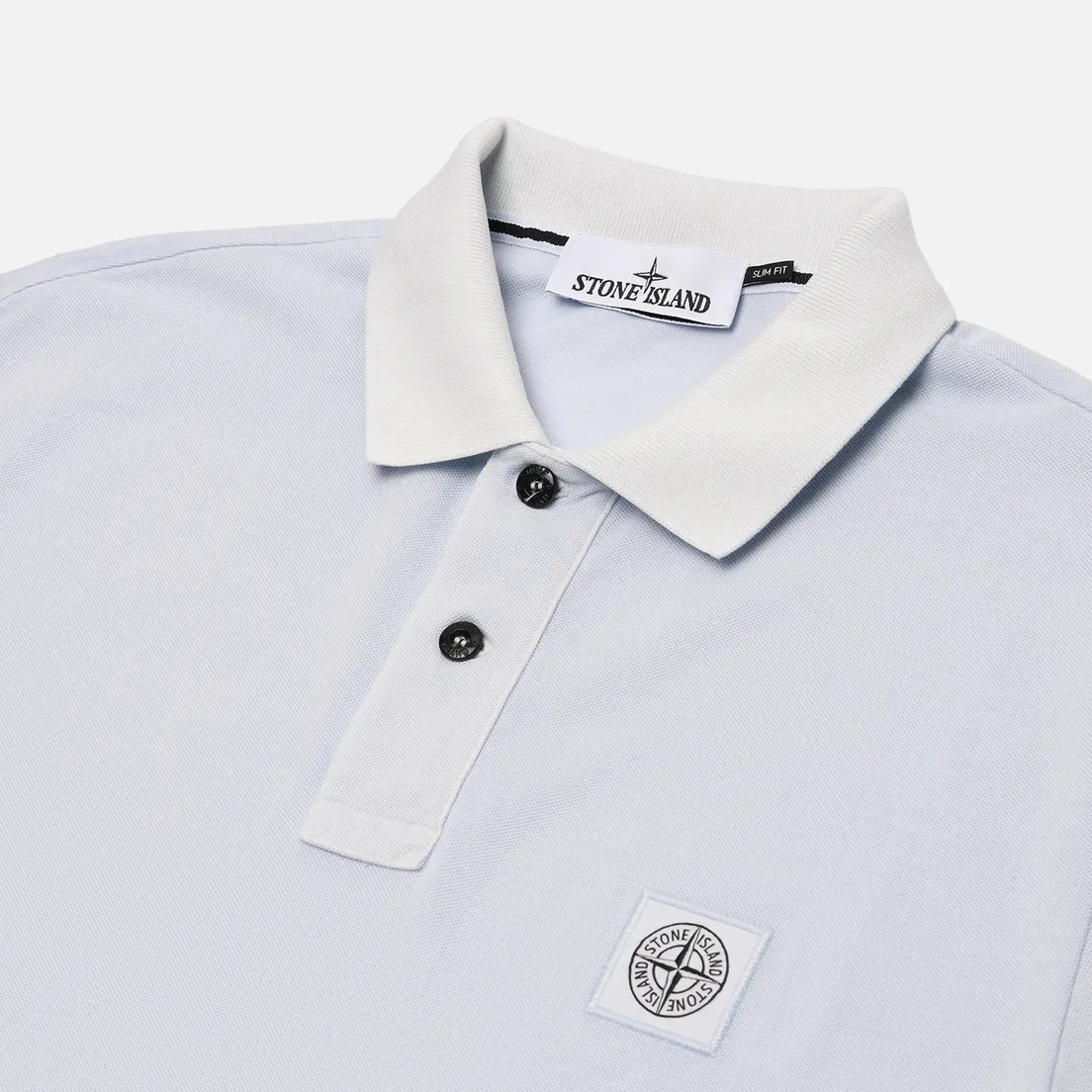 Stone Island Мужское поло Compass Patch Overdyed Pigments