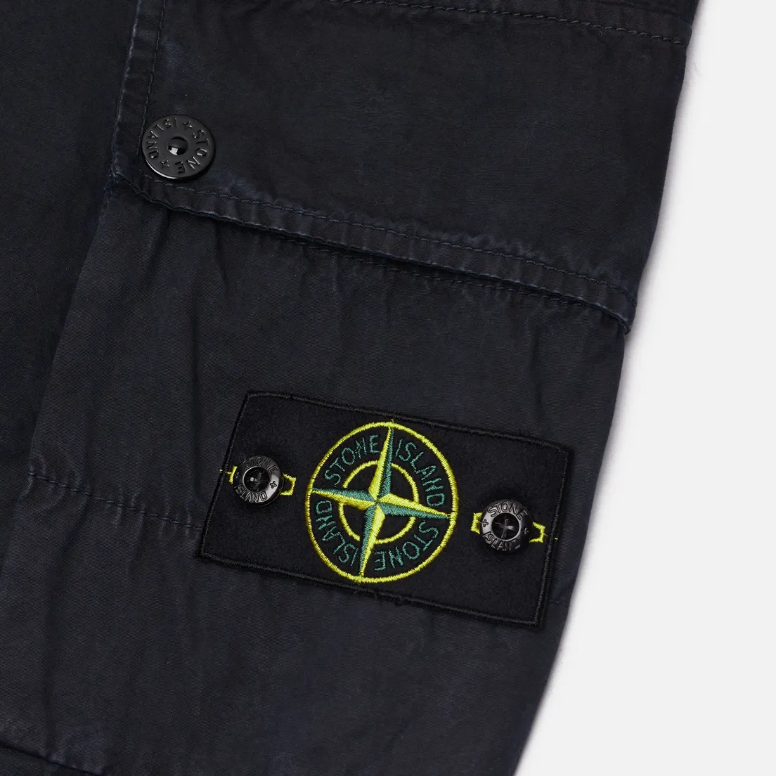 Stone Island Мужские брюки Brushed Organic Cotton Canvas Old Effect Slim