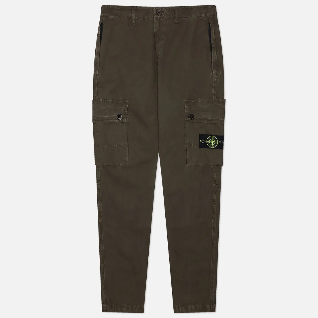 Stone Island Мужские брюки Brushed Organic Cotton Canvas Old Effect Slim